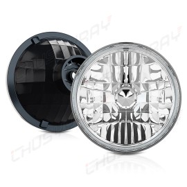 CHUSYYRAY Pair 7" Inch LED Car Headlight Parts Round HI/LO Beam for Chevy Pickup Truck3100