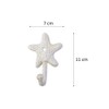 TOPBATHY 3pcs Wall Hooks Sea Star Shape Wall Mounted Decorative