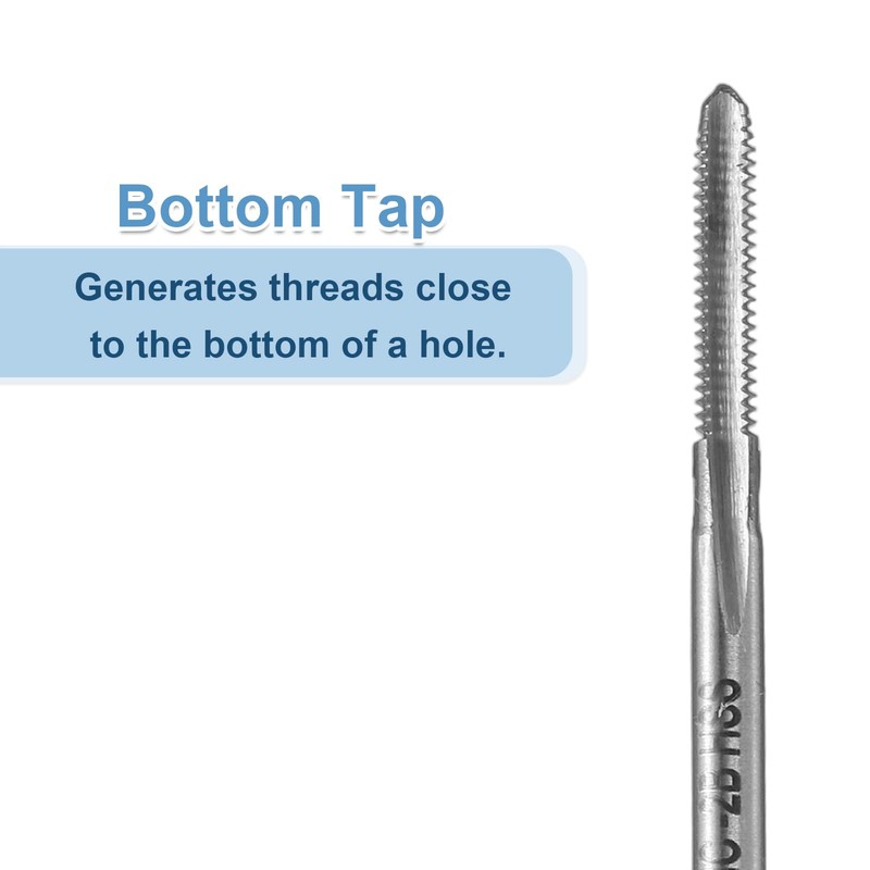 sourcing map Hand Bottom Tap #3-48 UNC 2B Thread Bottoming