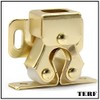 TERF® Heavy Duty Double Roller Catch Latch Electro Brass Furniture