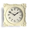JONES CLOCKS® Rialto Wall Clock | Scroll Vintage Square Clock