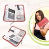 ZOPPEN RFID Travel Passport Wallet & Documents Organizer Zipper Case