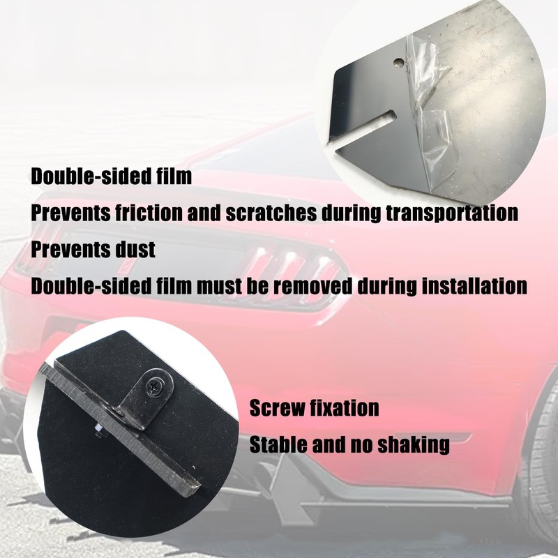 skkyoro Rear Bumper Diffuser for Ford Mustang 2015-2023 V2 Style