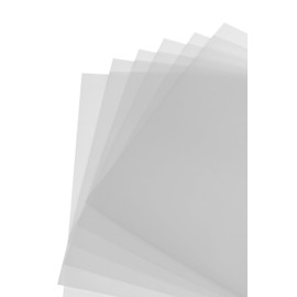 Honsell 25508 Schoellershammer Glama Microdraft Highly Transparent Drawing Paper DIN A4 Pad of 50 Sheets 90-95 g/m² for Technical Drawing, Sketching with Pencil, Felt Tip Pen, Ink