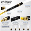 Adjustable Car Wash Water Gun for Outdoor Cleaning – Stainless