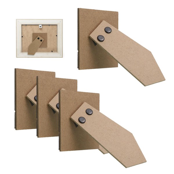 Crapyt 4 PCS Easel Back Picture Frame Backing Board Photo