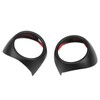 2 Pcs AC Air Vent Trim Dry Carbon Fiber Outlet