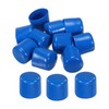 sourcing map 10pcs Rubber End Caps Cover 28mm Vinyl Screw