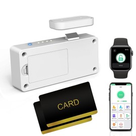 Schrankschloss eLinkSmart Verstecktes Schubladenschloss mit RFID-Karte NFC Kindersicherung Schranktürschloss für Küche Speisekammer Möbel Unterstützung Telefon oder Uhr App