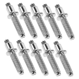 WHAMVOX 10pcs Hiking Stick Tips Metal Tungsten Steel End Cap Replacement for Trekking Poles