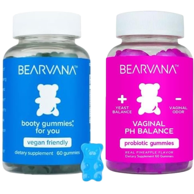 BEARVANA BEARVANA Peach Support Gummies & Vaginal pH Balance &