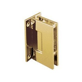 CRL Geneva 037 Series Satin Brass Wall Mount Full Back Plate Standard Hinge