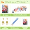 Flower Paint by Numbers for Adults, Flower Paint by Number
