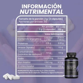 Myo Y D-chiro Inositol Nuboost 60 Cápsulas De 2g