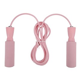 Cuerda de saltar de alambre de acero ajustable con doble cojinete para hombres, mujeres y niños