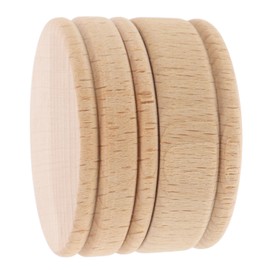 Operitacx Kasten Schmuckkästchen Verlobungsringbox für Schmuck Schmuckbox Holzringbox Schmuckschatulle holzbox Partygeschenkboxen klein Ringboxen kleine Kisten Buche Beige