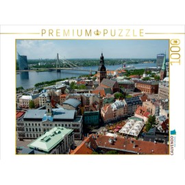 CALVENDO Riga Puzzle 1000 Pieces Puzzle Landscape | 1000 Pieces Laying Size 64 x 48 cm Photo Puzzle for Happy Hours