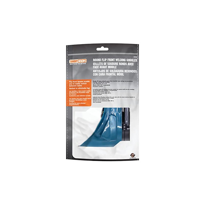 Titan 41216 Round Flip Front Welding Goggles