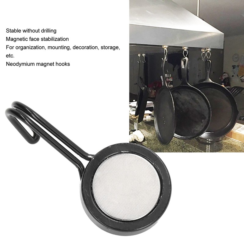 6Pcs Swing Magnetic Hook Set No Drilling Need Decorative Beautiful