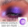 Purple Glitter Eyeshadow, Creamy Shimmer Eye Shadow, Liquid Eyeshadow for