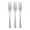 Pink Glitter Plastic Forks 48 Count