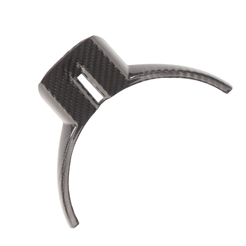 Car Steering Wheel Trim Genuine Carbon Fiber Interior Decoration Replacement