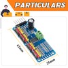 A-DIGISHUO 2pcs PCA9685 16 Channel IIC I2C 12-Bit PWM Servo