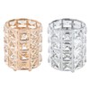 GHYTRIGEN 2 Pcs Makeup Brush Holder,Crystal Fountain Pen Holder,Cosmetics Brush