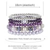 FULU AUTUMN Women's Crystal Beads Bracelet Multilayer Stones Bracelet Boho