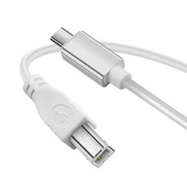 YACSEJAO Micro USB to Printer Cable 1M/3.3FT USB Type B to USB Micro Data Charge Cable for MIDI Piano、Electronic Drum and USB 2.0 Hard Disk and More