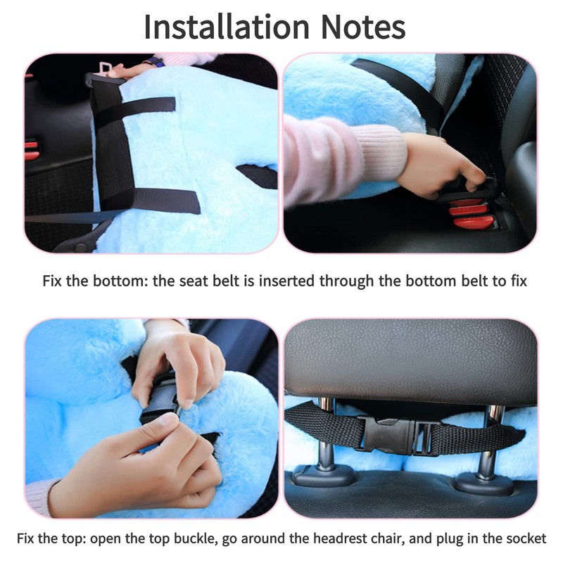 FHSGGP Travel Pillow Car Pillow Kid Car Sleeping The Sleeping