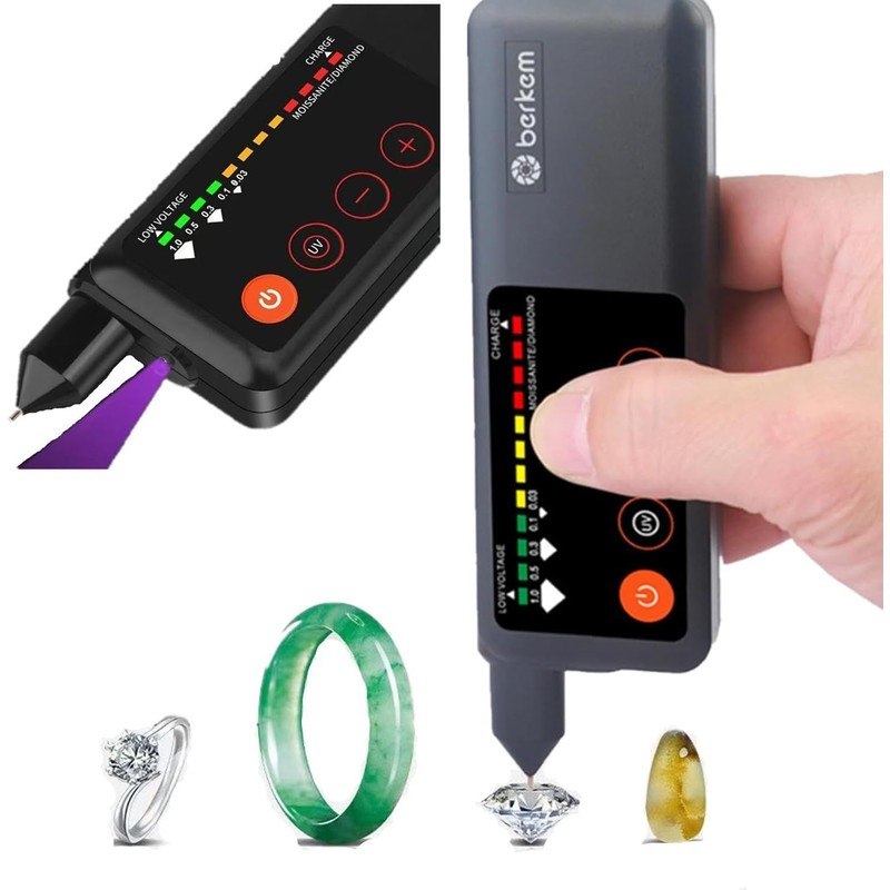 Rechargeable Diamond Tester, High Accuracy Diamond Tester Pen with UV