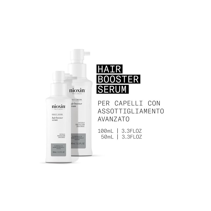 Nioxin Hair Booster Serum Anticaída Tratamiento Capilar Sin Enjuague 100