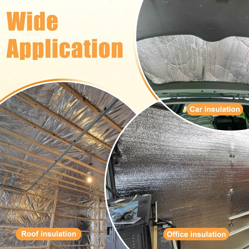 Hoqqf Garage Door Insulation Kit (8 Pcs) 48 x 24