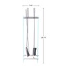 Lavish Home 5-Piece Fireplace Tools Set - Fire Tools for