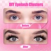 Fadlash DIY Eyelash Extensions 0.07 D-8-16 mm 100D Individual Eyelash