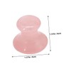 Healeved Jade Gua Sha Massage Tool Mushroom Shape Rose Quartz