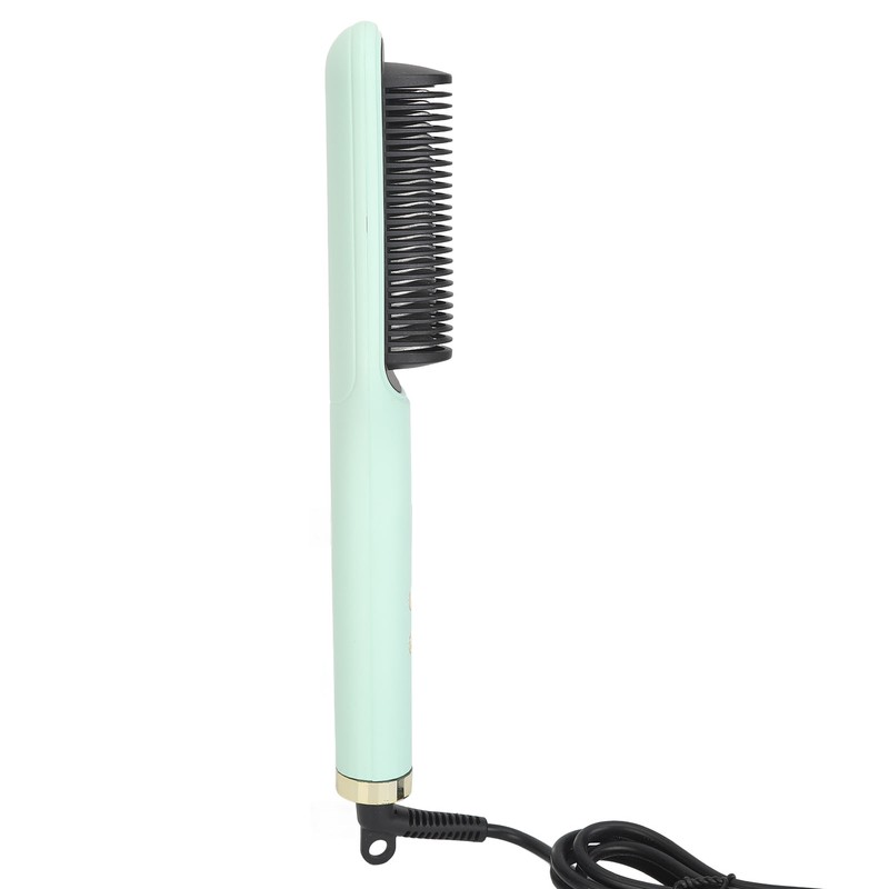 Negative Ion Hair Straightener Styling Comb Adjustable Temperature Straightening Comb