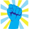 CafePress Fist Pump Car Magnet 10 X 3 10" x