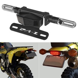 Janice Fender Eliminator Short Tail Tidy LED Integrated Brake Lights Turn Signal Compatible with DRZ400SM DRZ400S DR-Z400R DR-Z400 2005-2025 (Smoke)