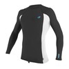 O'Neill Rash Guard Men's Premium Skins L/S Raven/White/Raven XL, Raven