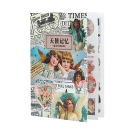 MAIGO Vintage Stickers - DIY Vintage Scrapbooking Stickers Paper Pack Retro Travel Scrapbooking Supplies Deco (Angel Memory)