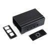 Waveshare DIN Rail Aluminum Case for Raspberry Pi 4 with