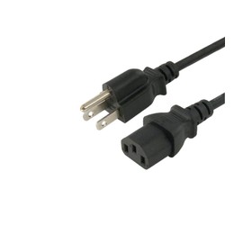 eeTao AC in Power Cord Outlet Socket Cable Plug Lead Compatible with Bluetti EB3A 600W Portable Power Station 268Wh LiFePO4 Battery Solar Generator 600 watts Input 120V AC/9A Max 120 Volts