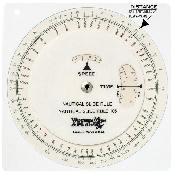 Weems & Plath Marine Navigation Nautical Slide Rule