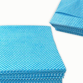 CafeTEq 100 - Pack Multipurpose Cloths - Ultra Absorbent Cleaning Rags for Home & Office - Durable, Towels - Perfect for washing up, Polishing, & Wiping