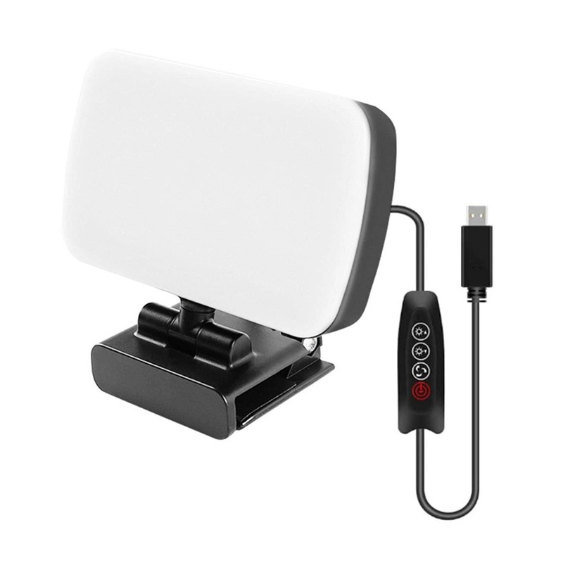 Video Conference Fill Light, Video Conference Light Dimmable Laptop Light