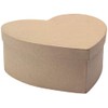 Paper Mache Heart Shaped Box - (7-1/2" x 7-1/2") Heart