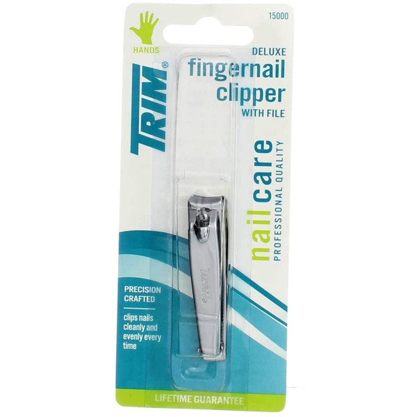 Trim Nailclip Deluxe Size Ea Trim Deluxe Fingernail Clipper With