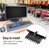 ASHATA PC Fan Hub, 8 Channel Button Fan Speed Controller